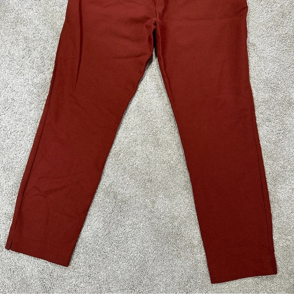 J. Crew Martie Wool Blend Pants Trouser Slim Fit Cropped in Copper Size 6 - Picture 8 of 16